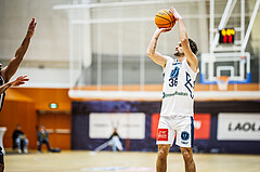 Basketball, Win2Day Superliga 2023/24, Grunddurchgang 21.Runde, Vienna Timberwolves, Kapfenberg Bulls, Oscar Schmit (36)