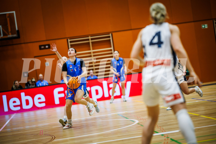 Basketball, Win2Day Basketball Damen Superliga 2024/25, Supercup 5. Runde, Vienna Timberwolves, DBB Wels, Emma-Fee Stockinger (5)