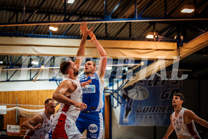 Basketball, win2day Basketball Superliga 2022/23, Grunddurchgang Runde 4, Oberwart Gunners, BC Vienna, Renato Poljak (16)