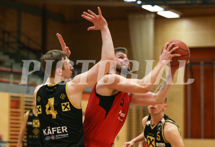 Basketball Zweite Liga 2021/22, Grunddurchgang 19.Runde Mistelbach Mustangs vs. Fürstenfeld Panthers


