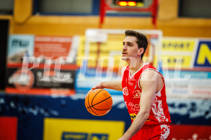 Basketball, win2day Basketball Superliga 2024/25, Grunddurchgang 17.Runde, SKN St. Pölten, Traiskirchen Lions, Benedikt Güttl (7)