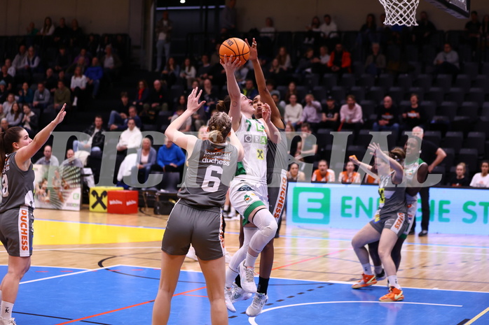 23.03.2024, Graz, Raiffeisen Sportpark, Basketball Damen Superliga 2023/24, Semifinale, Spiel 2, UBI Holding Graz - BK Raiffeisen Duchess Klosterneuburg,  