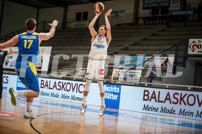 Basketball, bet-at-home Basketball Superliga 2020/21, Platzierungsrunde, 8. Runde, Oberwart Gunners, SKN St. Pölten, Edi Patekar (9)
