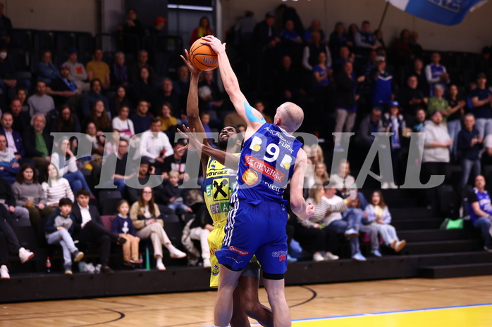 21.03.2025, Graz, Raiffeisen Sportpark Graz, Basketball Superliga 2024/25, 5. Platzierungsrunde, UBSC Graz - Oberwart Gunners