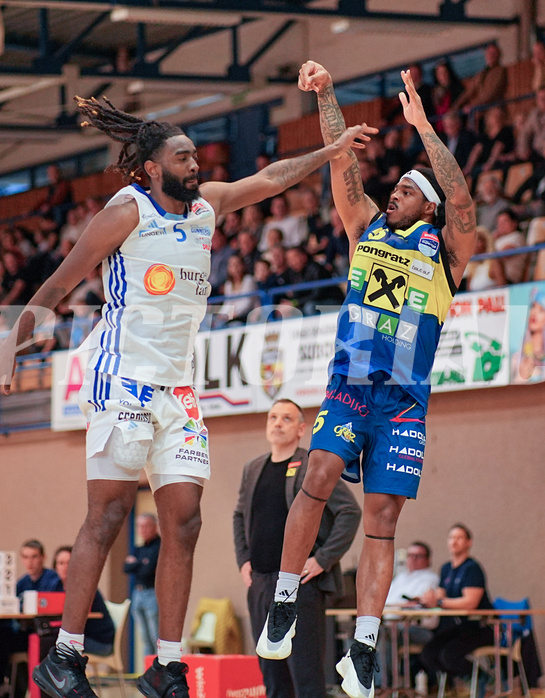 Basketball Superliga 2024/25, 6.Plazierungsrunde Oberwart Gunners vs. UBSC Graz