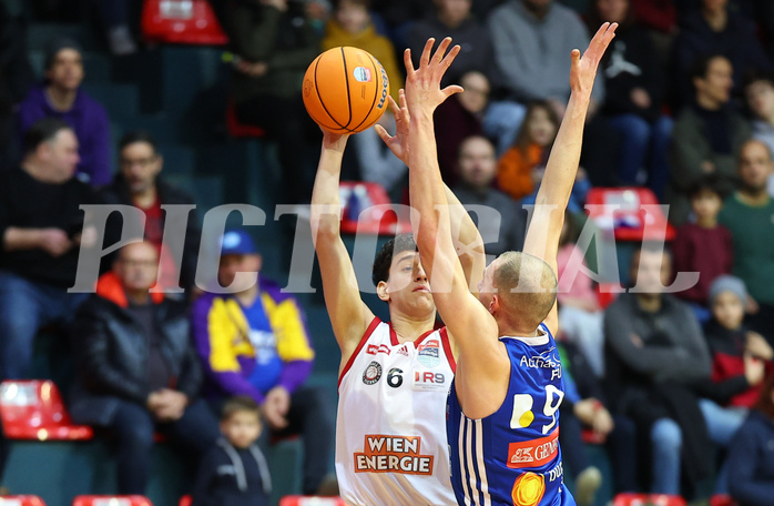 Basketball Superliga 2024/25, Gruunddurchgang 18.Runde BC Vienna vs. Oberwart Gunners


