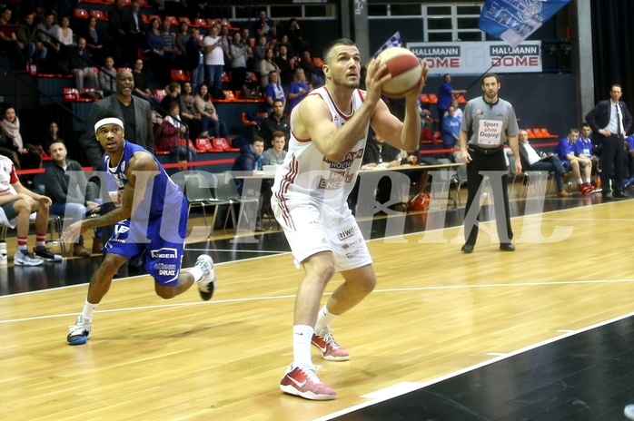 Basketball ABL 2016/17, Grunddurchgang 36.Runde BC Vienna vs. Oberwart Gunners


