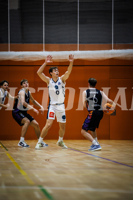 Basketball, Basketball Zweite Liga 2024/25, Grunddurchgang 3.Runde, Vienna Timberwolves, Vienna United, Valentin Siegmund (0)