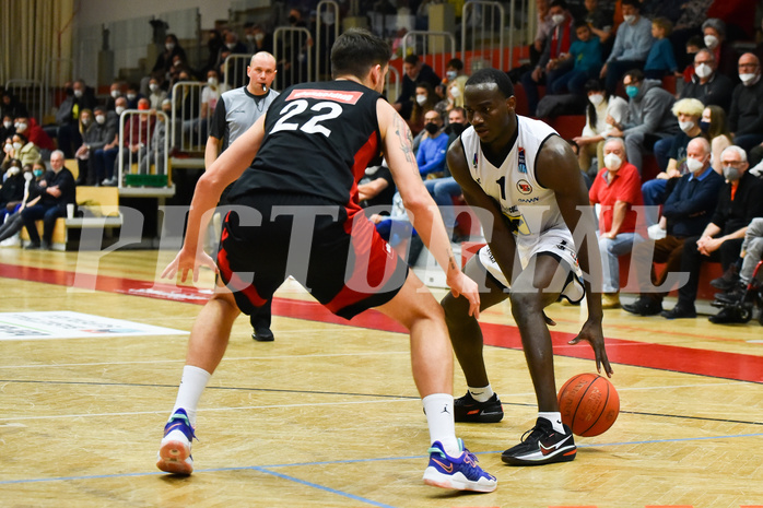 Basketball Superliga 2021/22, Grunddurchgang 14. Runde Flyers Wels vs. GGMT Vienna
