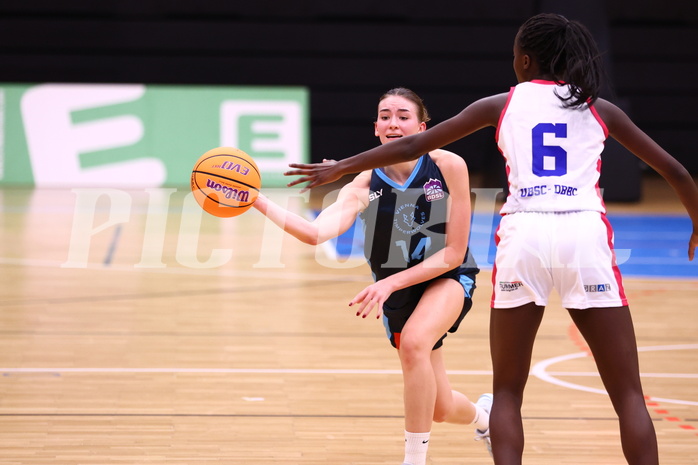 29.09.2024, Graz, Raiffeisen Sportpark, Basketball Damen Superliga 2024/25, Grunddurchgang, 1.Runde, UBSC-DBBC Graz - Vienna Timberwolves,  
