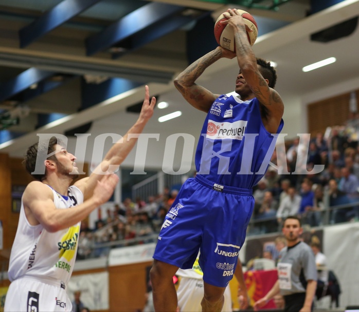 Basketball ABL 2015/16 Playoff Viertelfinale Spiel 4 Gmunden Swans vs. Oberwart Gunners


