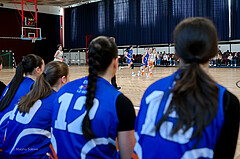 02.03.2025 Österreichischer Basketballverband 2024/25, SLWU16 Basket Flames UNION vs. DBB  Basketgirls Wels