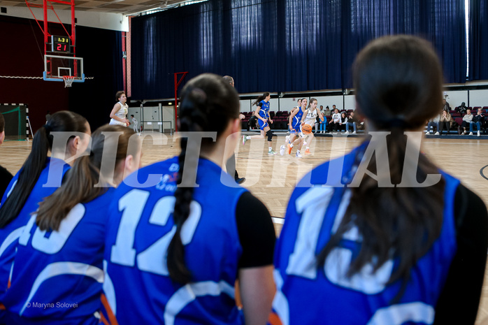 02.03.2025 Österreichischer Basketballverband 2024/25, SLWU16 Basket Flames UNION vs. DBB  Basketgirls Wels