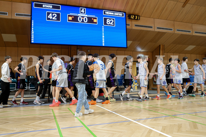 09.03.2025 Österreichischer Basketballverband 2024/25, SLMU14, STARS Basketball vs Vienna United 09.03.2025 Österreichischer Basketballverband 2024/25, SLMU14, STARS Basketball vs Vienna United