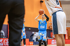 Basketball, Win2Day Superliga 2022/23, Grunddurchgang 22.Runde, Vienna Timberwolves, SKN St. Pölten Basketball, Philip Jalalpoor (5)