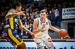 Basketball, bet-at-home Basketball Superliga 2021/22, Platzierungsrunde Spiel 8, Oberwart Gunners, UBSC Graz, Edi Patekar (9)