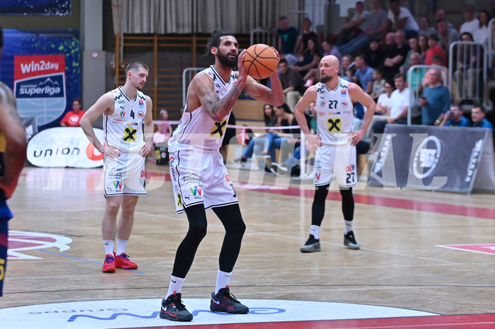 Basketball, Superliga 2024/25, 9. Plazierungsrunde, Flyers Wels vs. UBSC Graz,
