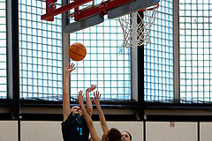 15.02.2025 Österreichischer Basketballverband 2024/25, SLWU19, Basket Flames UNION vs. Vienna Timberwolves