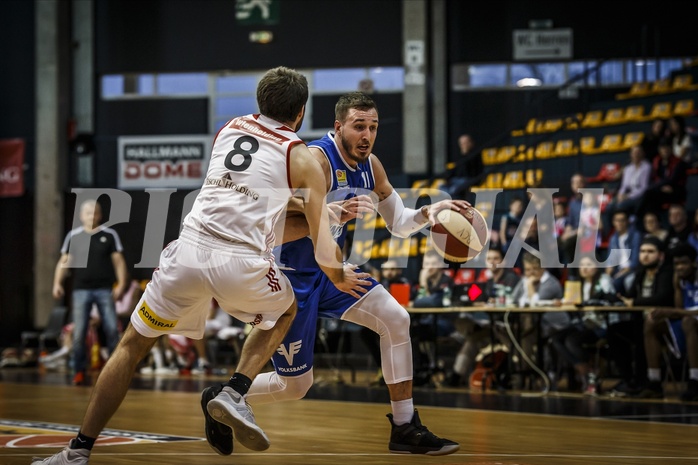 Basketball, ABL 2018/19, Grunddurchgang 30.Runde, BC Vienna, Oberwart Gunners, Hayden Thomas Lescault (11)