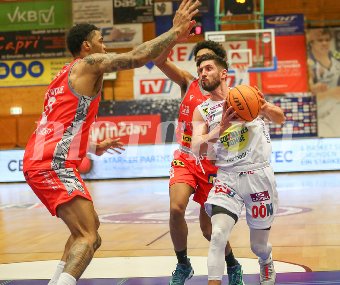 Basketball Superliga 2023/24, 7.Plazierungsrunde Gmunden Swans vs. Traisirchen Lions


