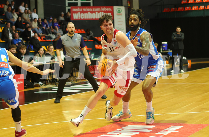 Basketball Superliga 2023/24, Gruunddurchgang 21.Runde BC Vienna vs. Oberwart Gunners


