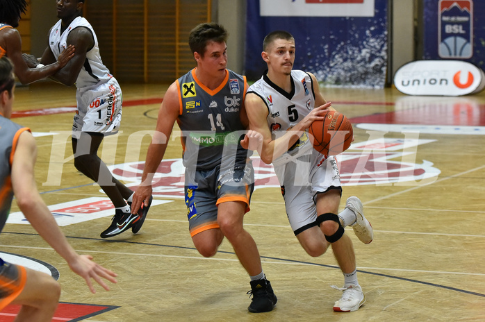 Basketball Superliga 2021/22, Grunddurchgang. 8.Runde Flyers Wels vs. BK IMMOunited Dukes