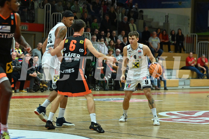 Basketball, Superliga 2023/24, Grunddurchgang 15. Runde, Flyers Wels vs. Fürstenfeld Panthers,
