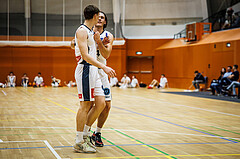 Basketball, Basketball Zweite Liga 2024/25, Grunddurchgang 8.Runde, Vienna Timberwolves, Güssing Blackbirds, Valentin Siegmund (0), Ivor Kuresevic (44)