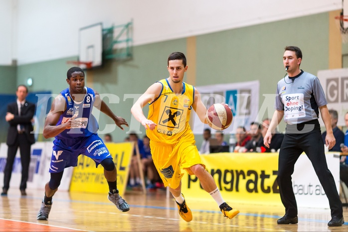 Basketball ABL 2015/16 Grunddurchgang 20.Runde UBSC Graz vs. Oberwart Gunners