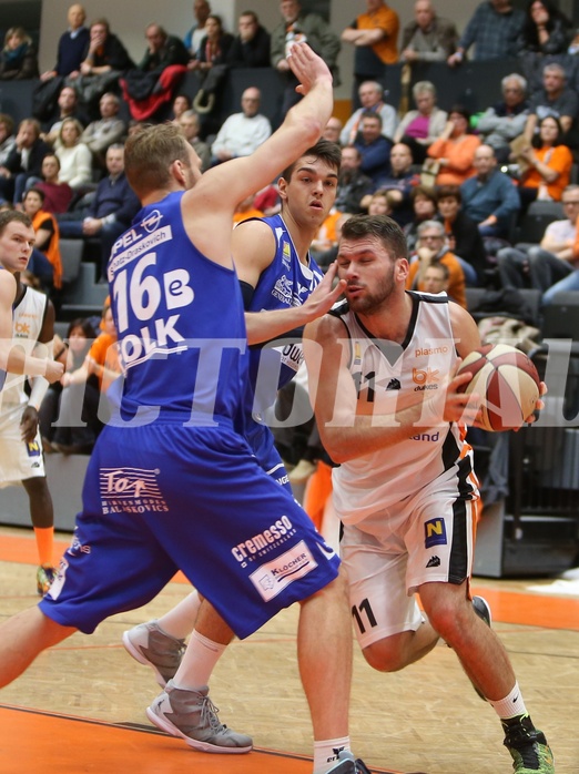 Basketball ABL 2015/16 Grunddurchgang 14.Runde BK Dukes Klosterneuburg vs. Oberwart Gunners