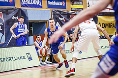 Basketball, Admiral Basketball Superliga 2019/20, Grunddurchgang 17.Runde, Traiskirchen Lions, Oberwart Gunners, Saimon Sutt (11)