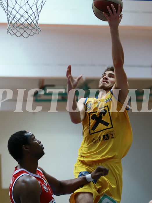 Basketball ABL 2016/17 Grunddurchgang 21.Runde UBSC Graz vs. BC Hallmann Vienna



