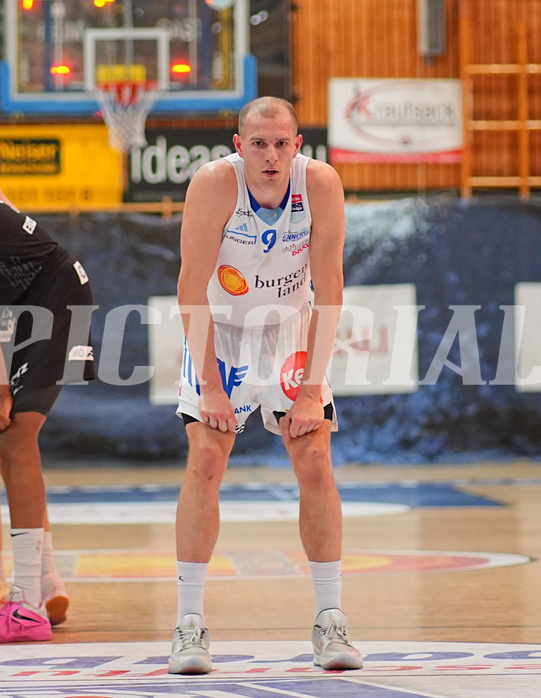 Basketball Superliga 2024/25, Playoffs, Viertelfinale Spiel 1 Oberwart Gunners vs. Kapfenberg Bulls