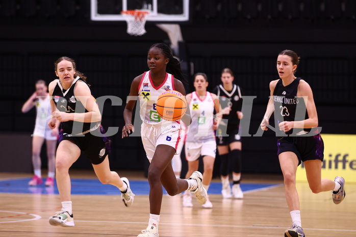 02.03.2025, Graz, Raiffeisen Sportpark, Basketball Damen Superliga 2024/25, Grunddurchgang, 14.Runde, UBSC-DBBC Graz - Vienna United,  