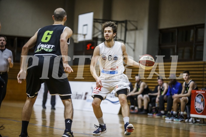 Basketball, Basketball Zweite Liga, Grunddurchgang 6.Runde, Mattersburg Rocks, Basket Flames, Jan NICOLI (6)