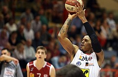 Basketball ABL 2015/16 Grunddurchgang 35.Runde Traiskirchen Lions vs. WBC Wels