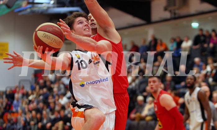 Basketball ABL 2015/16 Grunddurchgang 19.Runde BK Dukes Klosterneuburg vs. WBC Wels