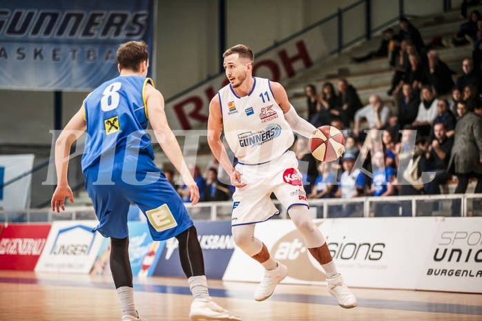 Basketball, ABL 2018/19, Grunddurchgang 9.Runde, Oberwart Gunners, UBSC Graz, Hayden Thomas Lescault (11)