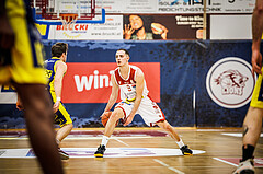 Basketball, win2day Basketball Superliga 2022/23, 8. Qualifikationsrunde, Traiskirchen Lions, UBSC Graz, Lukas Hahn (9)