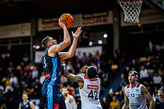 Basketball, Win2Day Superliga 2023/24, Grunddurchgang 8.Runde, BC Vienna, Vienna Timberwolves, Ziga Fifolt (13)