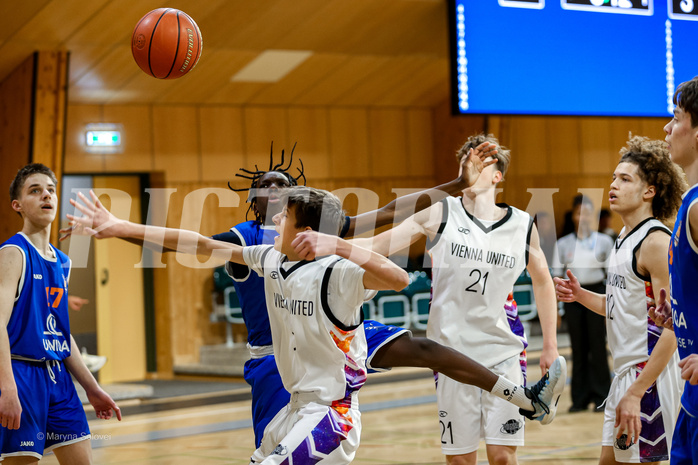 06.04.2025 Österreichischer Basketballverband 2024/25, SLMU16, Post SV Wien vs. BBU Salzburg