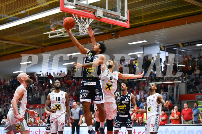 Win2Day Basketball Superliga 2022/23, Playoff,
Semifinale Spiel 4, Flyers Wels vs Swans Gmunden,