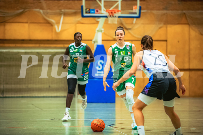 Basketball, Win2Day Basketball Damen Superliga 2022/23, Grunddurchgang 7.Runde, Vienna United, UBI Holding Graz, Simone Schwarzinger (7)