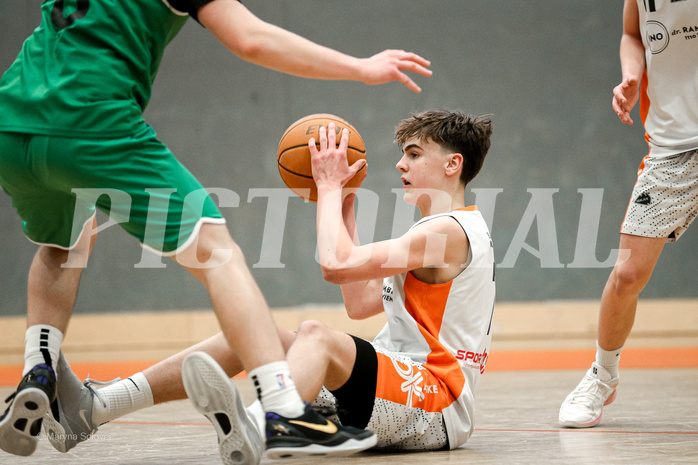 29.03.2025 Österreichischer Basketballverband 2024/25, SLMU16, Basket Dukes vs. KOS Celovec