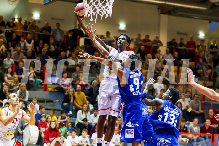Basketball ABL 2015/16 Grunddurchgang 4.Runde Traiskirchen Lions vs Oberwart Gunners