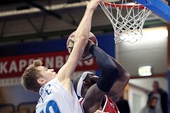 Basketball ABL 2015/16 Grunddurchgang 24.Runde Kapfenberg Bulls vs BC Vienna