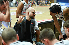 Basketball, Superliga 2023/24, Grunddurchgang 22. Runde, Flyers Wels vs. Vienna Timberwolves,