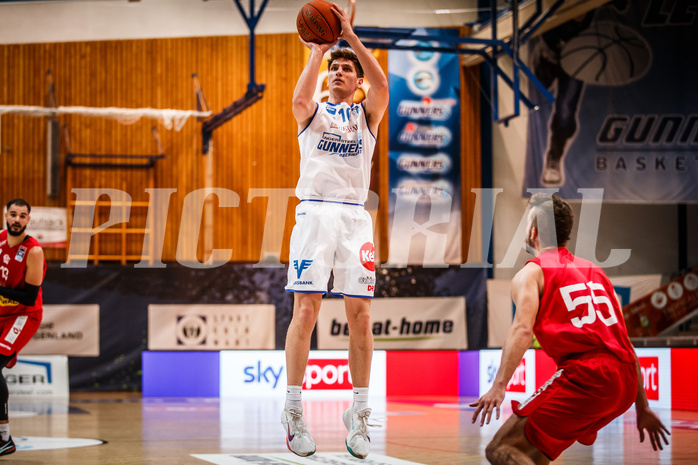 Basketball, Basketball Austria Cup 2021/22, Achtelfinale, Oberwart Gunners, Traiskirchen Lions, 