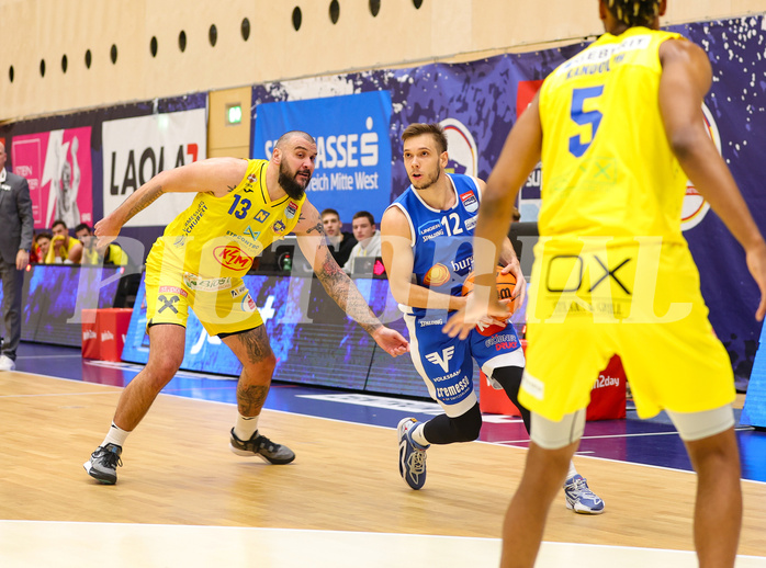 Basketball Superliga 2023/24, Grunddurchgang 10.Runde SKN St. Pölten vs. Oberwart Gunners


