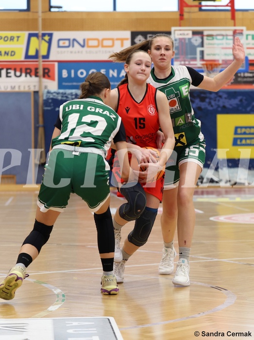 Basketball Superliga 2024/25, SLWU14 Traiskirchen Lionesses vs. UBI Graz


